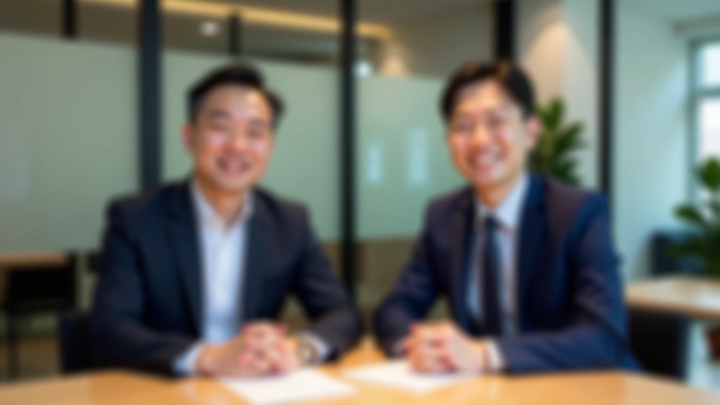 Two professionals shaking hands across desk during successful property negotiation meeting